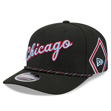 Men's New Era Black Chicago Bulls 2025/26 City Edition 9SEVENTY Adjustable Hat
