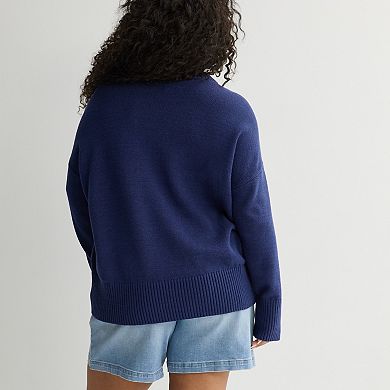 Plus Size Sonoma Goods For Life® Americana Icon Sweater