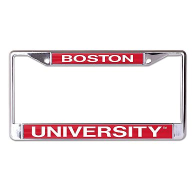 WinCraft Boston University Laser Cut Metal License Plate Frame