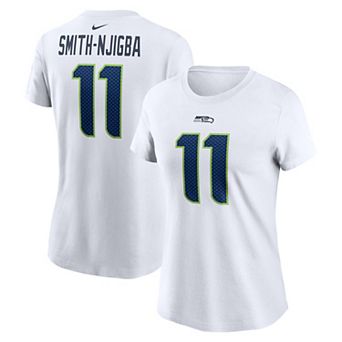 Women's Nike Jaxon Smith-Njigba White Seattle Seahawks Player Name & Number T-Shirt