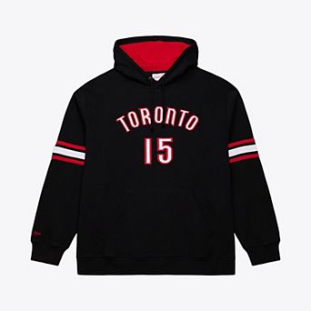 Men's Mitchell & Ness Vince Carter Black Toronto Raptors Name & Number Hoodie