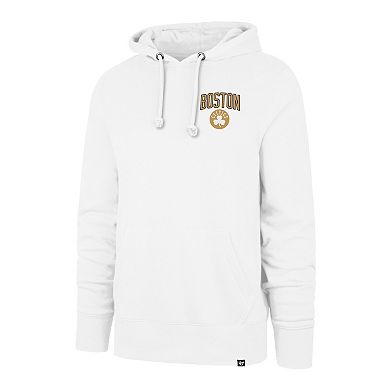 Men's '47 White Boston Celtics 2025/26 City Edition Jab Step Headline Hoodie