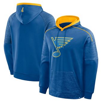 Men's Fanatics Blue St. Louis Blues Goaltender Defender Pullover Hoodie