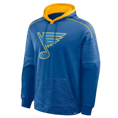 Men's Fanatics Blue St. Louis Blues Goaltender Defender Pullover Hoodie