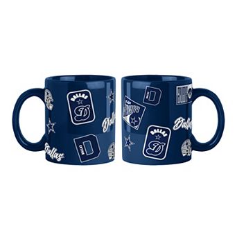 Logo Brands Dallas Cowboys 2-Pack 15oz. Color Mug Set