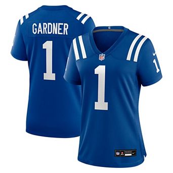 Women's Nike Ahmad Sauce Gardner Royal Indianapolis Colts Team Game Jersey