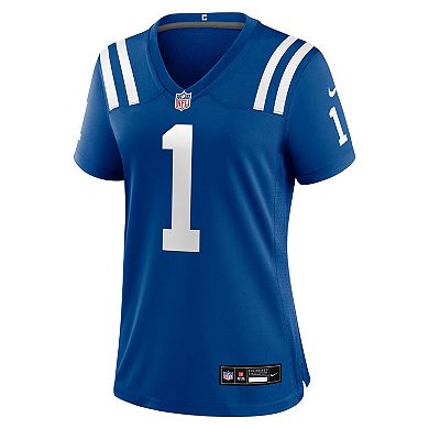 Women's Nike Ahmad Sauce Gardner Royal Indianapolis Colts Team Game Jersey