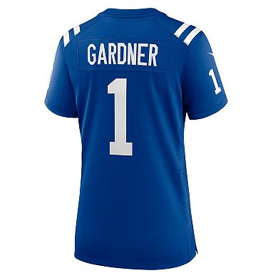 Women's Nike Ahmad Sauce Gardner Royal Indianapolis Colts Team Game Jersey