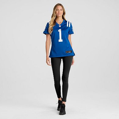 Women's Nike Ahmad Sauce Gardner Royal Indianapolis Colts Team Game Jersey
