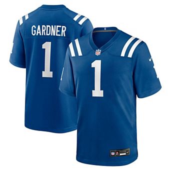 Men's Nike Ahmad Sauce Gardner Royal Indianapolis Colts Team Game Jersey