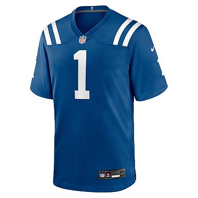 Men's Nike Ahmad Sauce Gardner Royal Indianapolis Colts Team Game Jersey