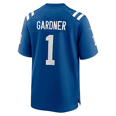 Men's Nike Ahmad Sauce Gardner Royal Indianapolis Colts Team Game Jersey