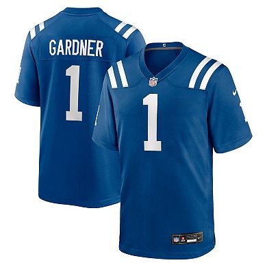 Men's Nike Ahmad Sauce Gardner Royal Indianapolis Colts Team Game Jersey