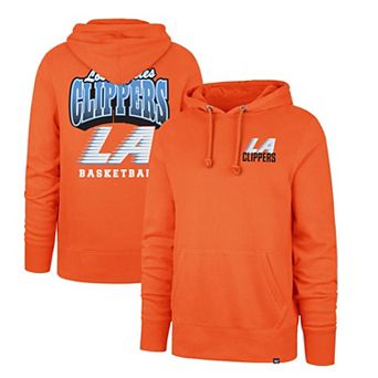 Men's '47 Orange LA Clippers 2025/26 City Edition Jab Step Headline Hoodie