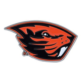 Logo Brands Oregon State Beavers Embossed Color Auto Emblem