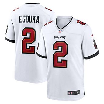 Men's Nike Emeka Egbuka White Tampa Bay Buccaneers Game Jersey