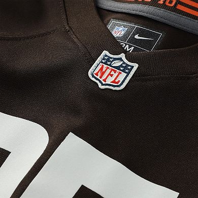 Infant Nike Myles Garrett Brown Cleveland Browns Team Player Game Jersey