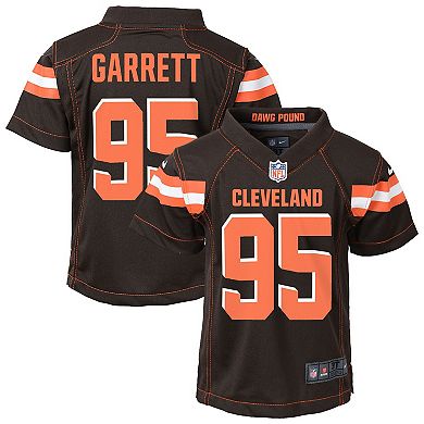 Infant Nike Myles Garrett Brown Cleveland Browns Team Player Game Jersey