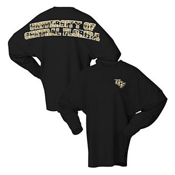 Unisex Spirit Jersey Black UCF Knights Oversized Preppy Long Sleeve T-Shirt