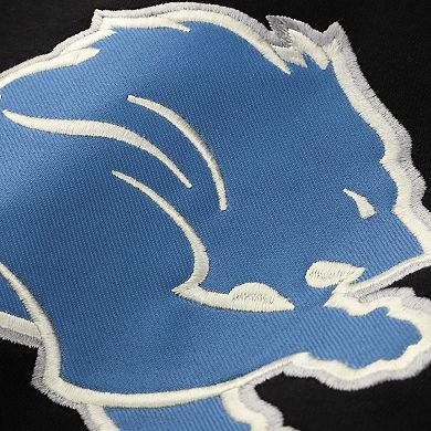 Men's '47 Black Detroit Lions Big & Tall Split Zone Cornerback V-Neck Hoodie