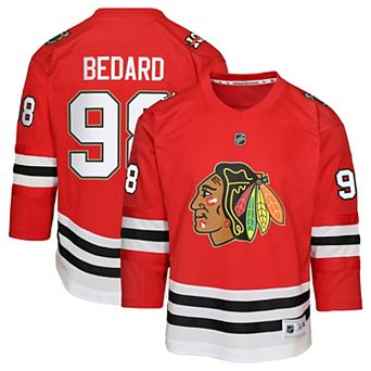 Youth��Connor Bedard Red Chicago Blackhawks Centennial Alternate Replica Player Jersey