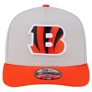 Men's New Era Stone Cincinnati Bengals Decent 9FIFTY A-Frame Snapback Hat