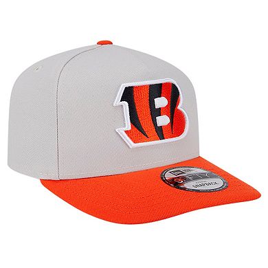 Men's New Era Stone Cincinnati Bengals Decent 9FIFTY A-Frame Snapback Hat