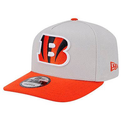 Men's New Era Stone Cincinnati Bengals Decent 9FIFTY A-Frame Snapback Hat