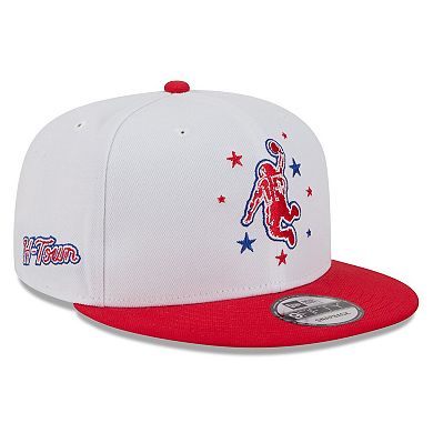 Men's New Era White/Red Houston Rockets 2025/26 City Edition 9FIFTY Snapback Hat