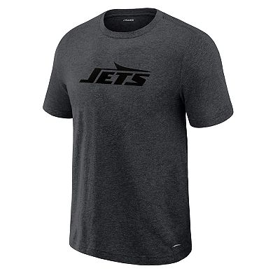 Men's J. Palmer Graphite New York Jets Players Lounge Tri-Blend T-Shirt