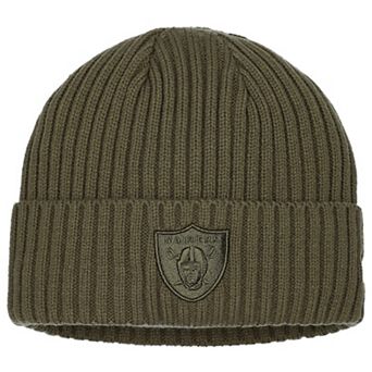 Youth New Era Olive Las Vegas Raiders Color Pack Cuffed Knit Hat