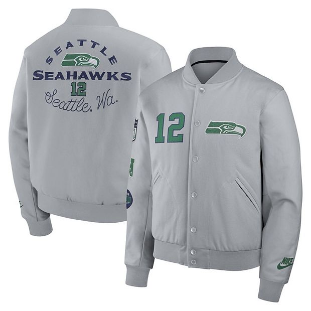 ⭐︎新品未使用⭐︎SoftBank Hawks ジャケット Lサイズ Men's Nike Wolf Gray Seattle Seahawks 2025 Rivalries Collection