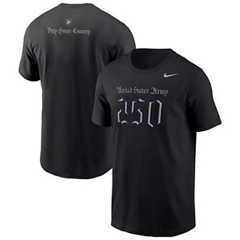 Men's Nike Black Army Black Knights Army 250 Collection T-Shirt