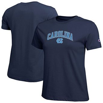 Women's Champion Navy North Carolina Tar Heels Arched Over Logo T-Shirt