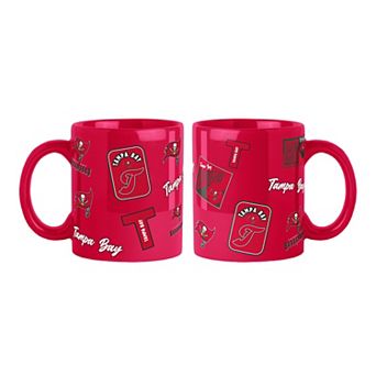 Logo Brands Tampa Bay Buccaneers 2-Pack 15oz. Color Mug Set