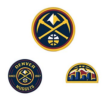 WinCraft Denver Nuggets 3-Pack Premium Fridge Magnet Set