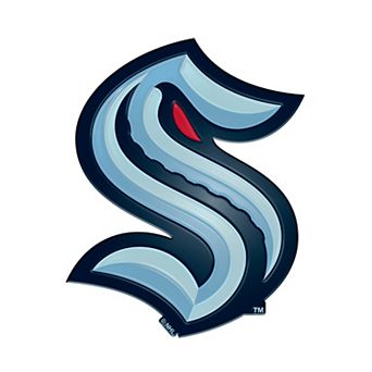 Logo Brands Seattle Kraken Embossed Color Auto Emblem