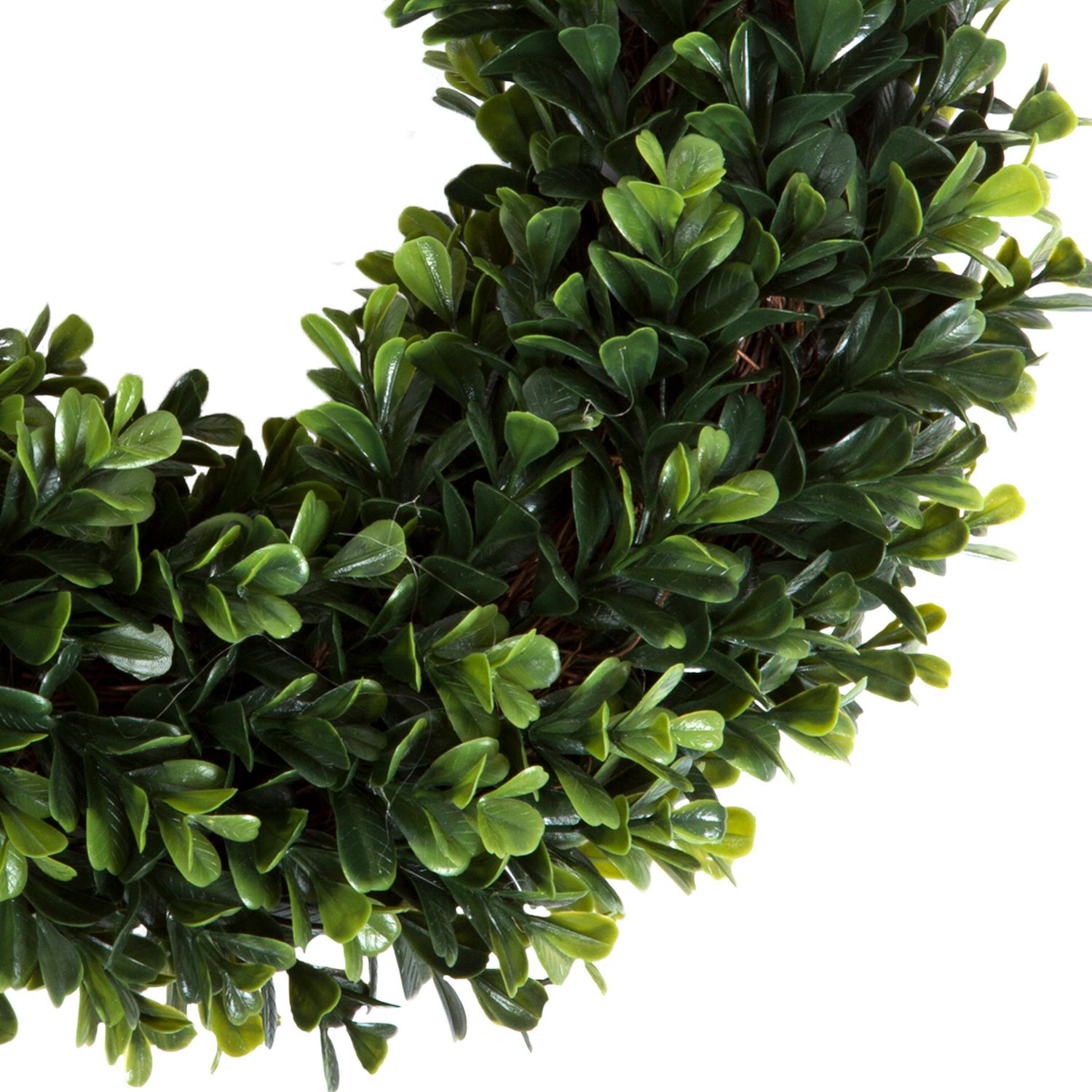 Pure Garden Set of 2 Artificial Boxwood Wreaths