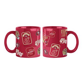Logo Brands San Francisco 49ers 2-Pack 15oz. Color Mug Set