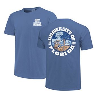 Men's Royal Florida Gators Comfort Colors Thick Lined Landscape T-Shirt