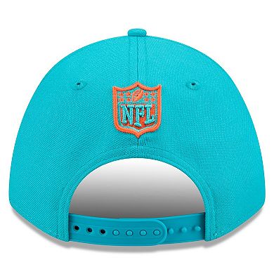Men's New Era Aqua Miami Dolphins Spain Side Patch 9FORTY M-Crown Adjustable Hat