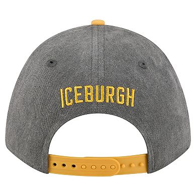 Men's New Era Black/Gold Pittsburgh Penguins Mascot 2-Tone 9FORTY Adjustable Hat