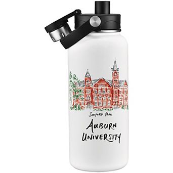 Auburn Tigers Laura Wilcox Watercolors 34oz. Water Bottle