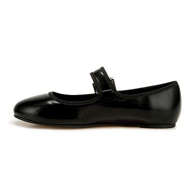 Rag & Co Women's Upstage Mary Jane Ballerinas With Brooch Accent Flats