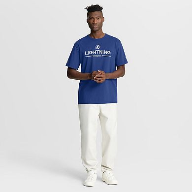 Men's Fanatics Blue Tampa Bay Lightning Authentic Pro Primary T-Shirt