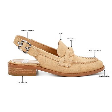 Rag & Co Nemykin Women's Woven Slingback Loafers