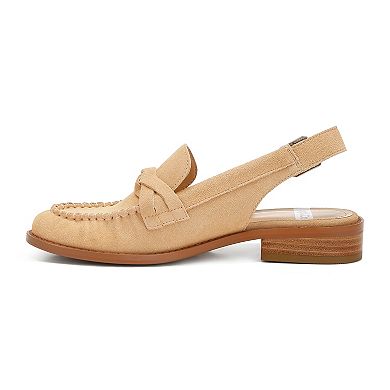 Rag & Co Nemykin Women's Woven Slingback Loafers