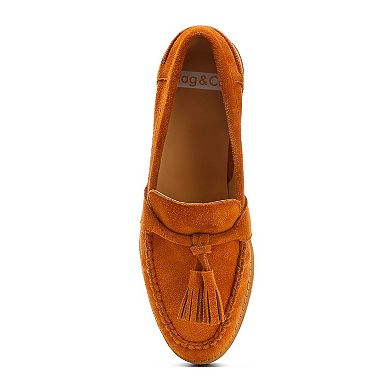 Rag & Co Rhone Women's Genuine Suede Tassel Loafers