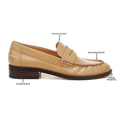 Rag & Co Plavia Women's Genuine Leather Loafers