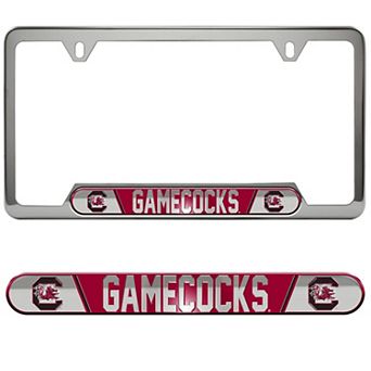 Logo Brands South Carolina Gamecocks Embossed License Plate Frame